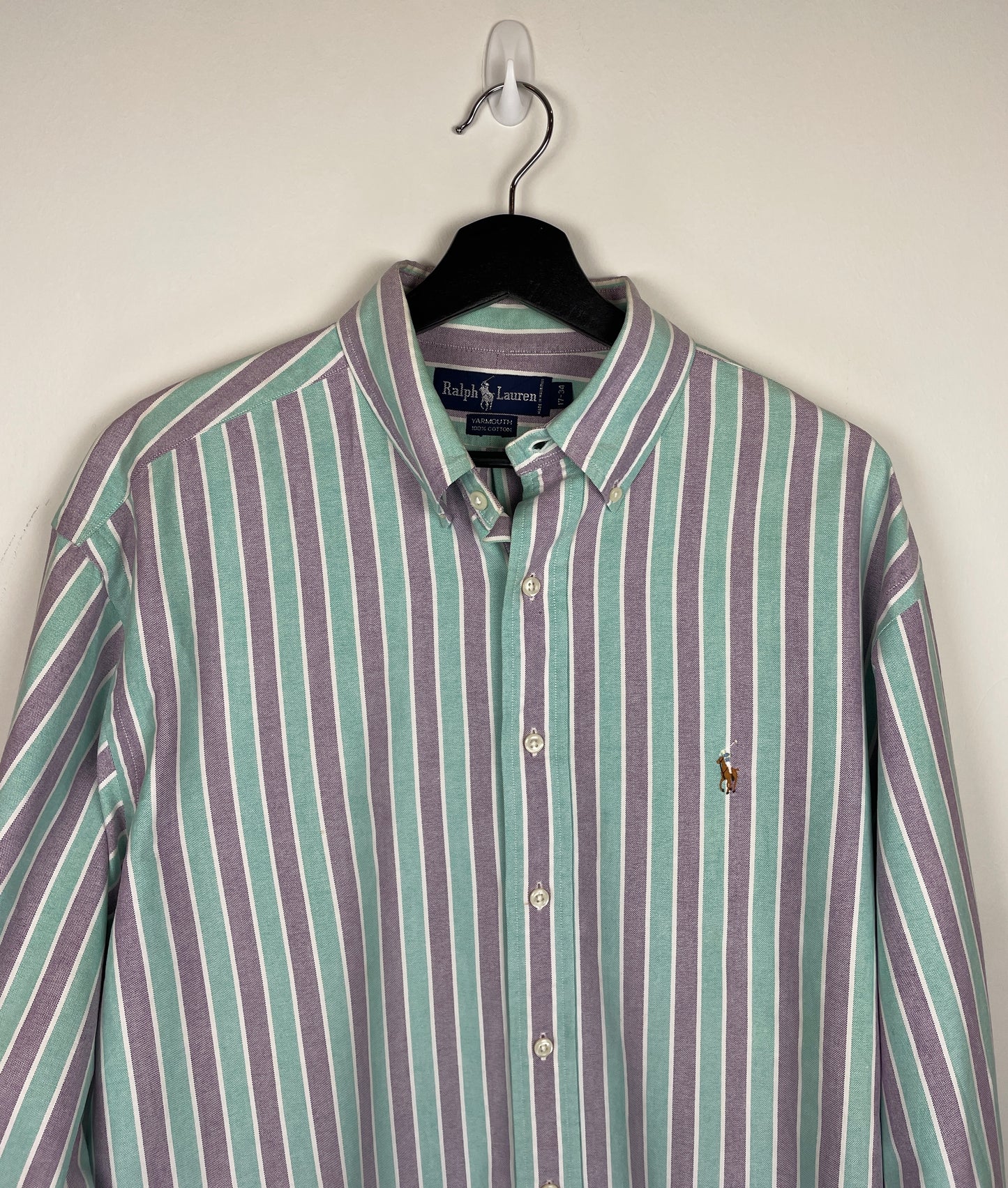 POLO RALPH LAUREN OXFORD BUTTON UP (XL)