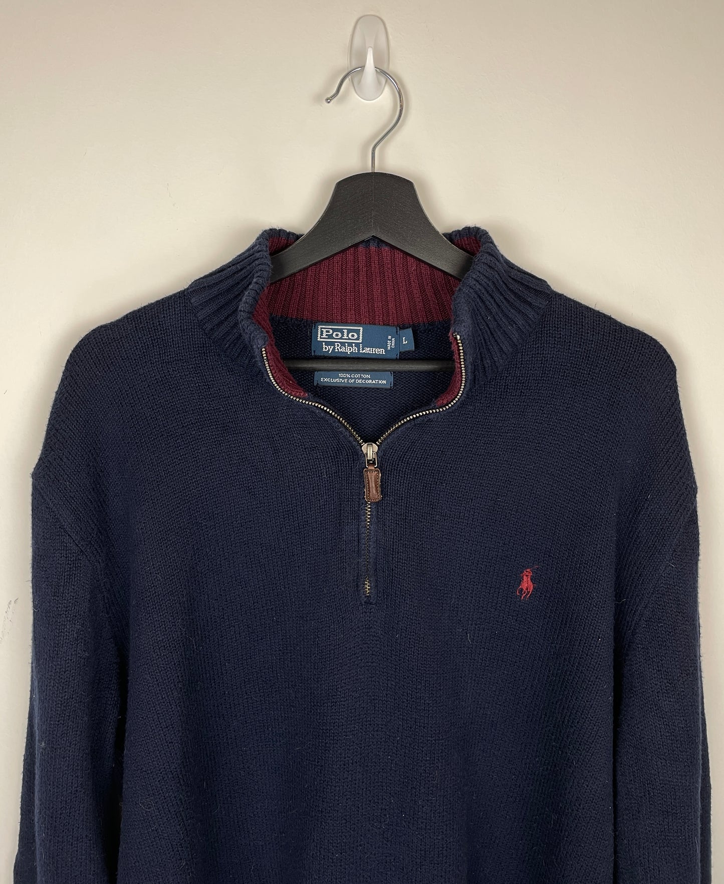 POLO RALPH LAUREN QUARTER ZIP (L)