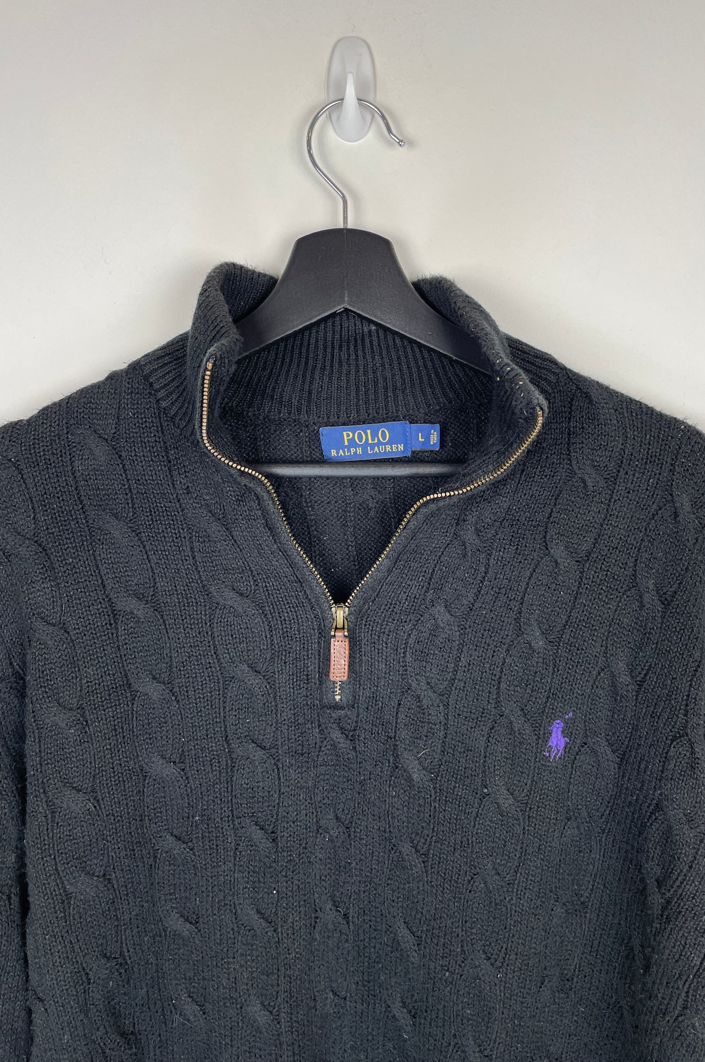 POLO RALPH LAUREN QUARTER ZIP (L)