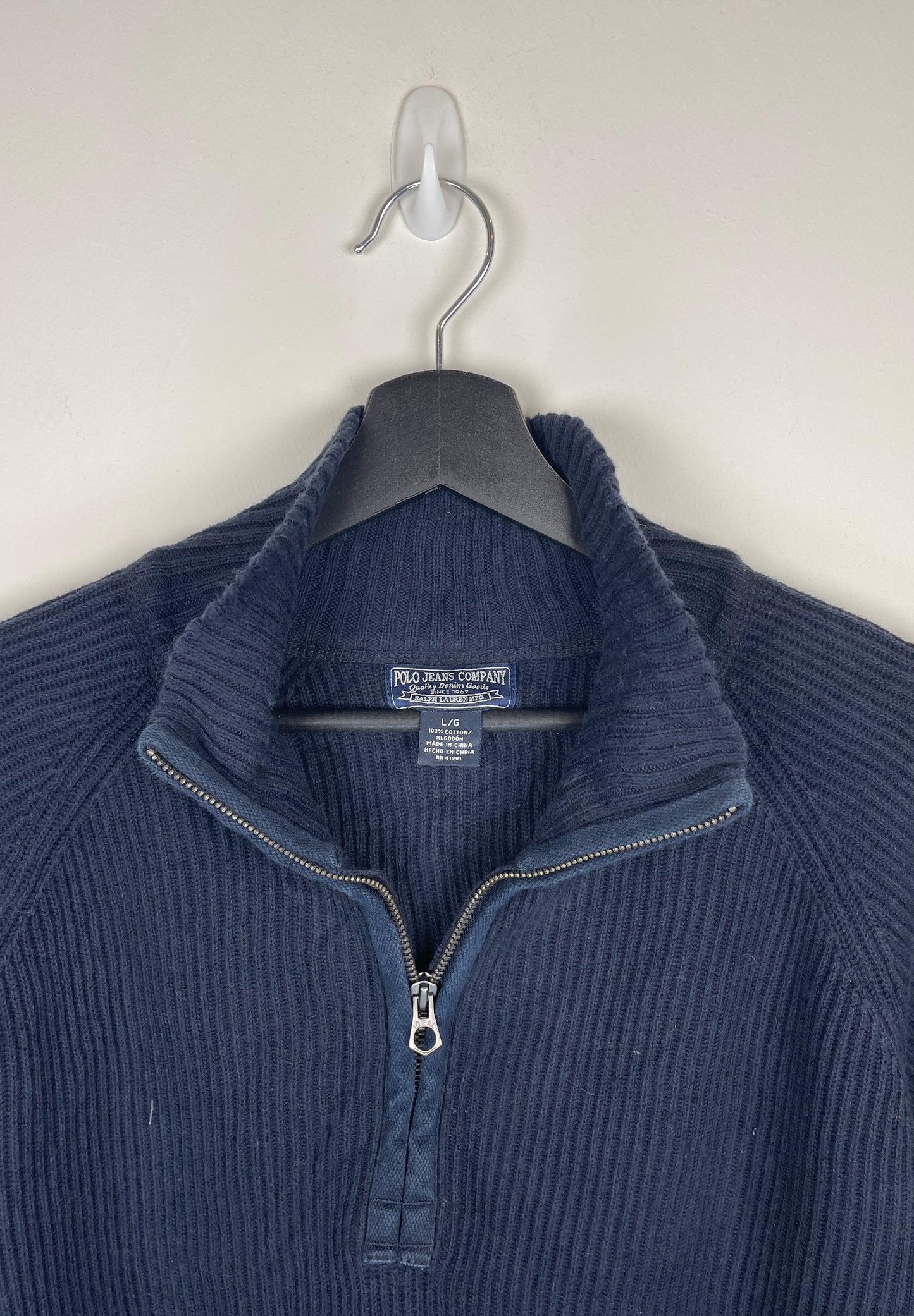 POLO RALPH LAUREN QUARTER ZIP (L)