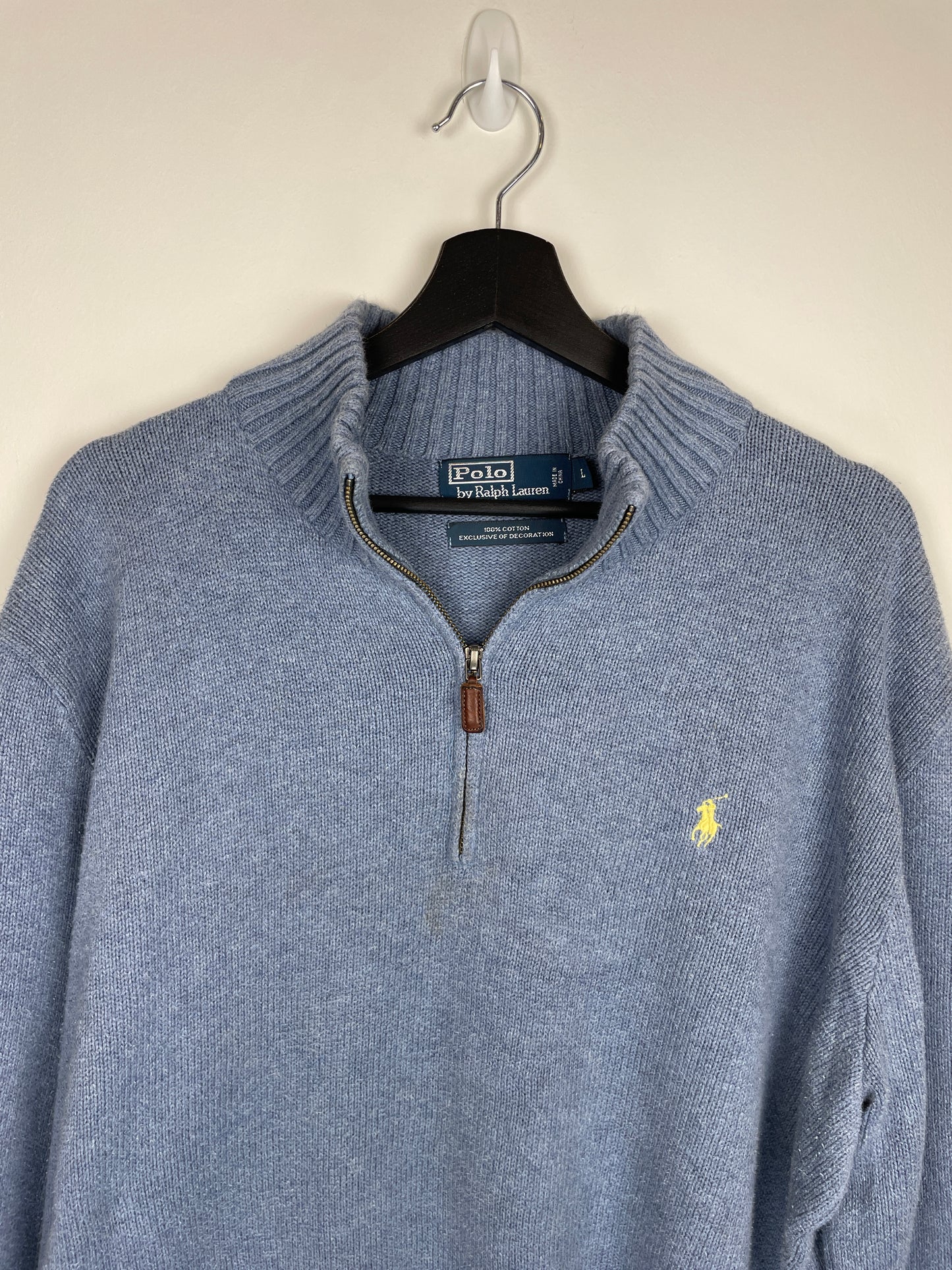 POLO RALPH LAUREN QUATER ZIP (XL)