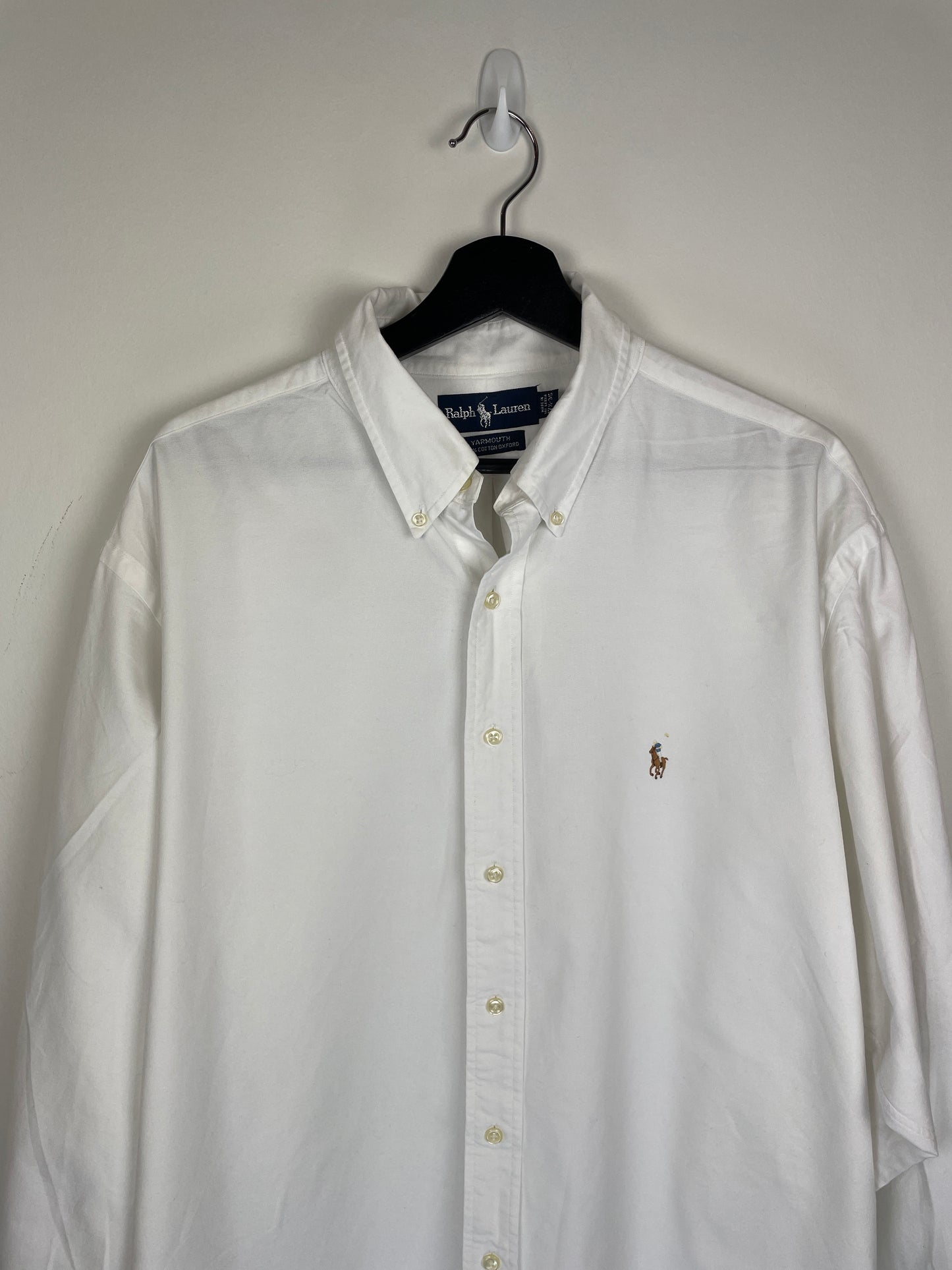 POLO RALPH LAUREN OXFORD BUTTON UP (XL)