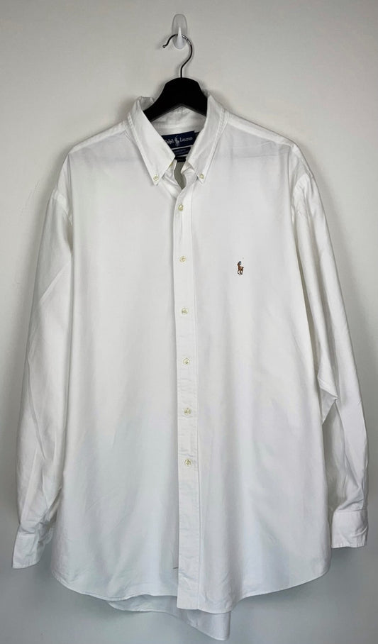 POLO RALPH LAUREN OXFORD BUTTON UP (XL)